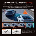 Camera hành trình 70mai T400 — 3 mắt 2K